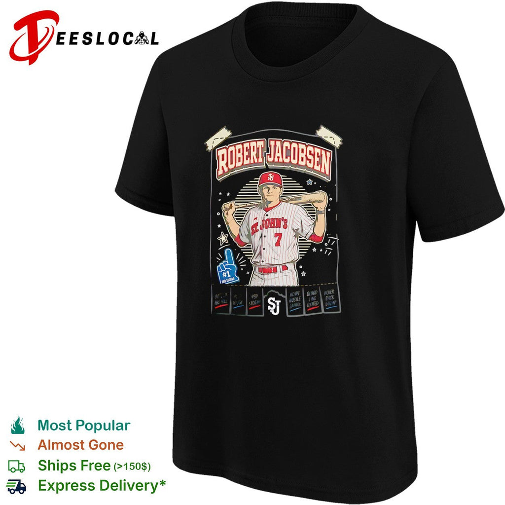 Robert Jacobsen St Johns Red Storm Defend the Hill Play Tough Heart Hustle shirt Unisex