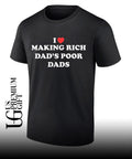 Robert Kiyosaki I love Making Rich Dad’s Poor Dads shirt Unisex