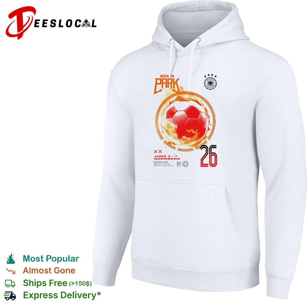 Rock Im Park Germany DFB soccer June 2026 Nurnberg shirt Unisex