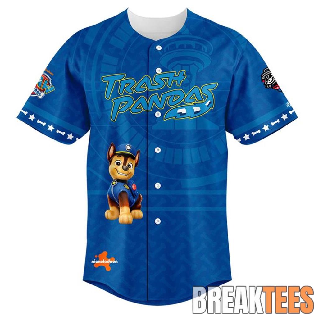 Rocket City Trash Pandas 2026 Paw Patrol Adventure Day Jersey Unisex