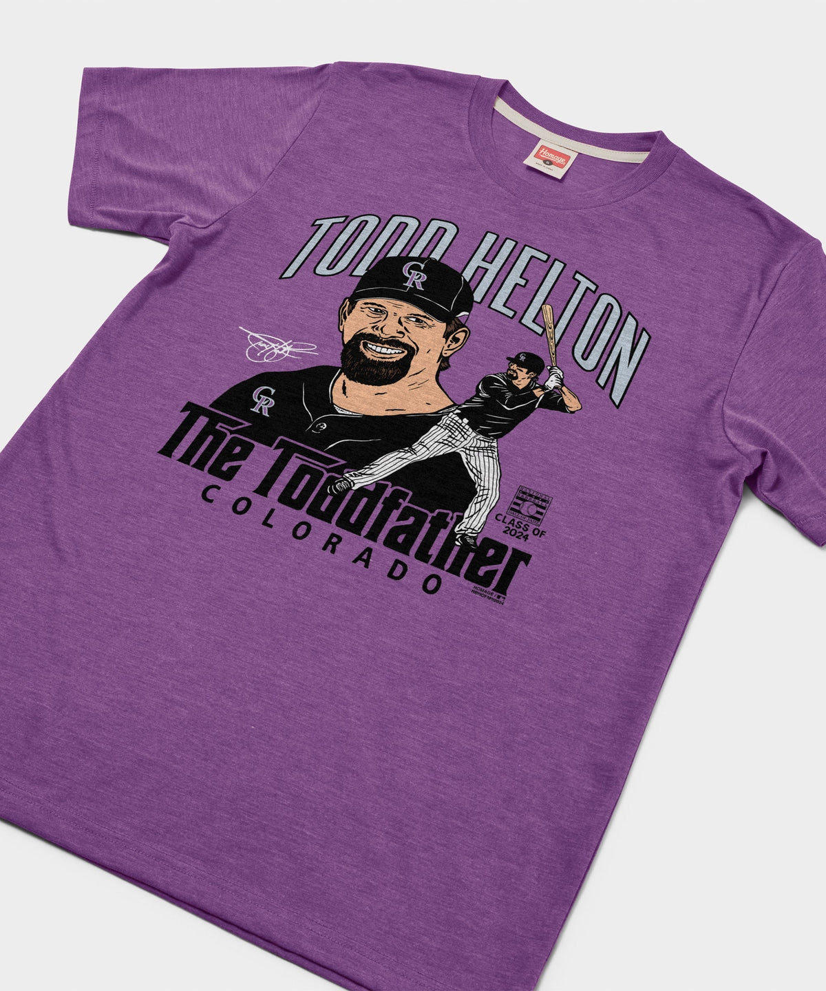 Rockies Todd Helton Toddfather Signature Class Of 2024 Unisex