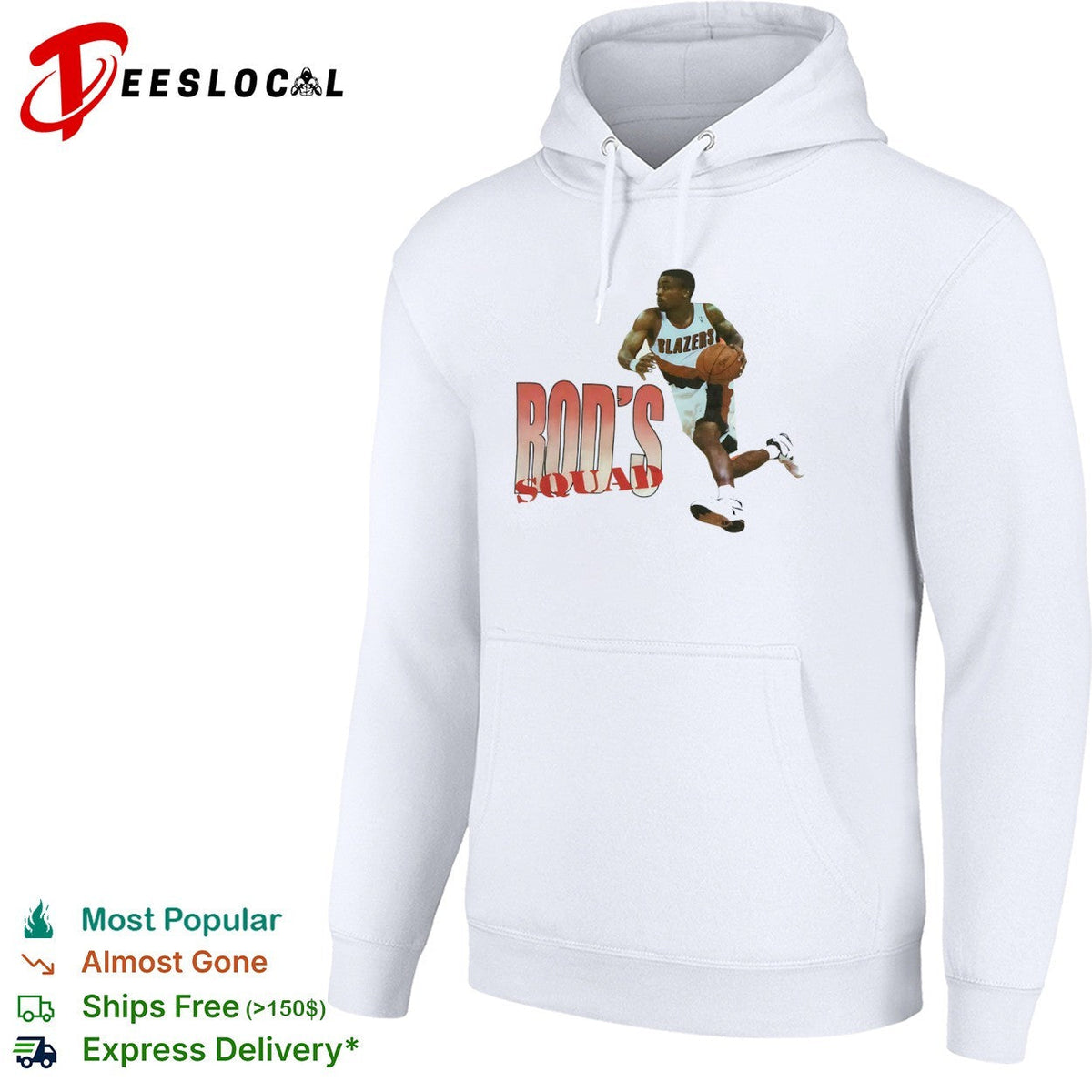 Rod Strickland Portland Trail Blazers squad basketball shirt Unisex