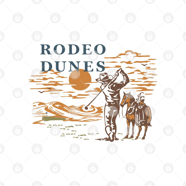Rodeo Dunes Golf T Shirt Unisex