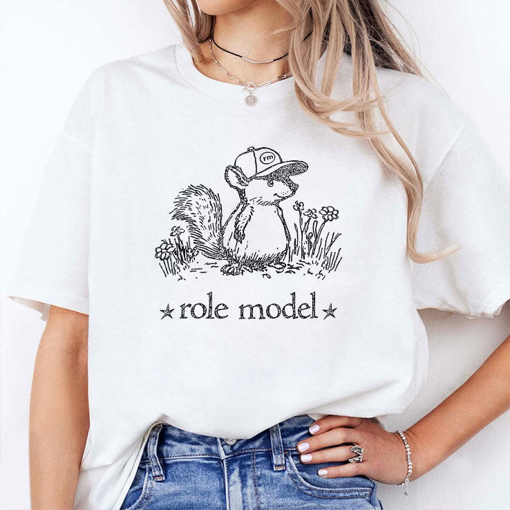 Role Model Squirrel T Shirt Unisex