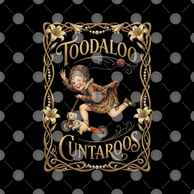 Roller Girl Toodaloo Cuntaroos Funny T Shirt Unisex