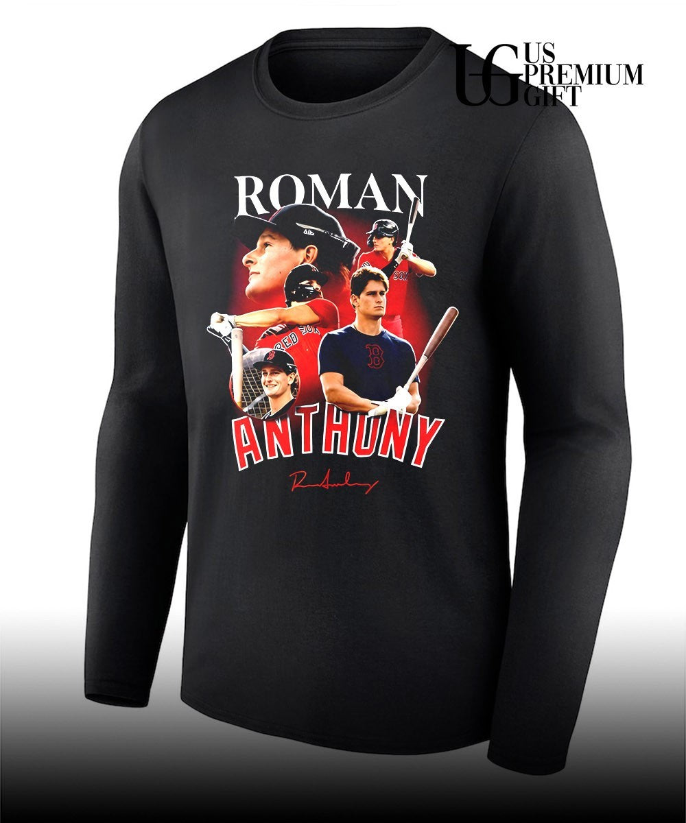 Roman Anthony Rookie Boston Red Sox baseball signature shirt Unisex