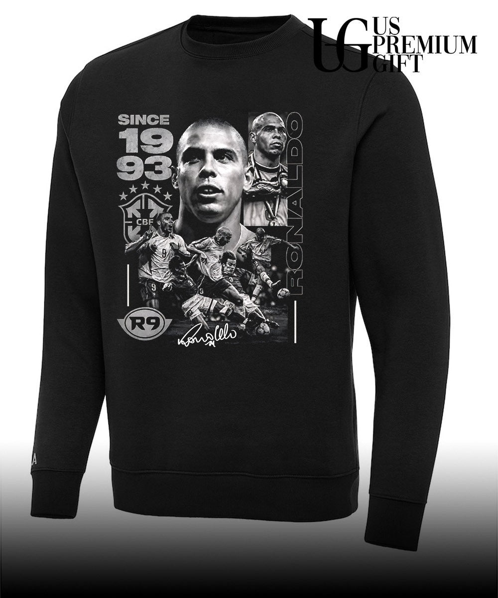Ronaldo Nazario Brazil CBF since 1993 soccer signature shirt Unisex