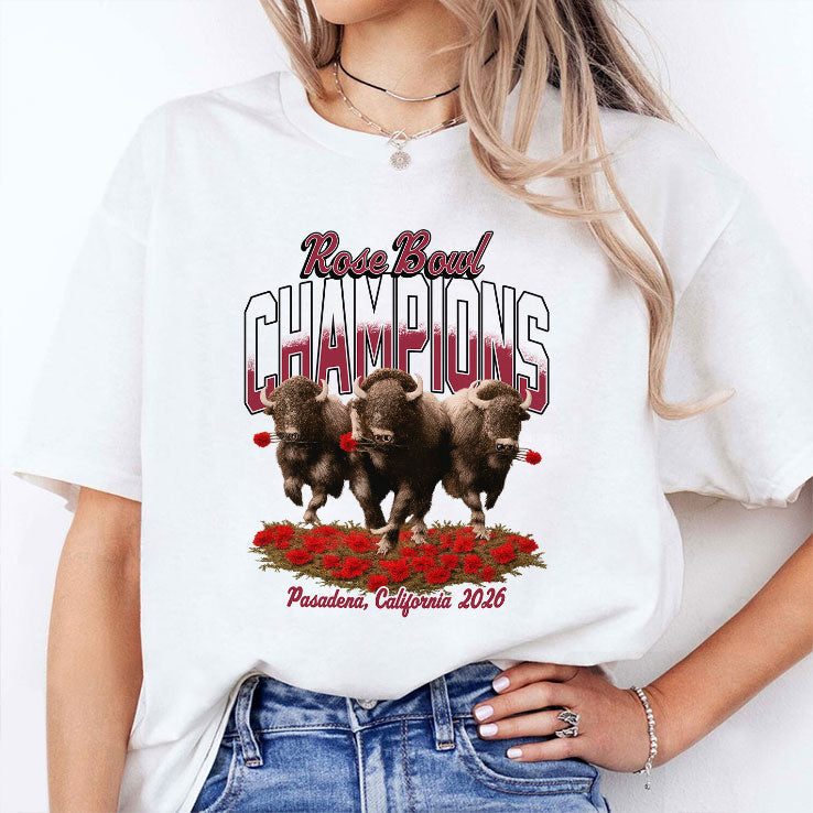 Rose Bowl Champions Pasadena California 2026 T Shirt Unisex