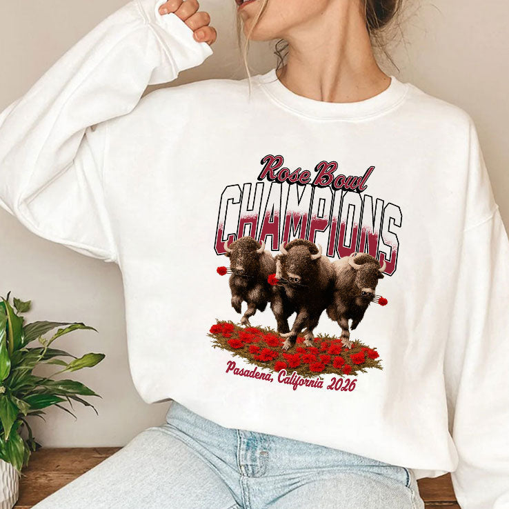 Rose Bowl Champions Pasadena California 2026 T Shirt Unisex