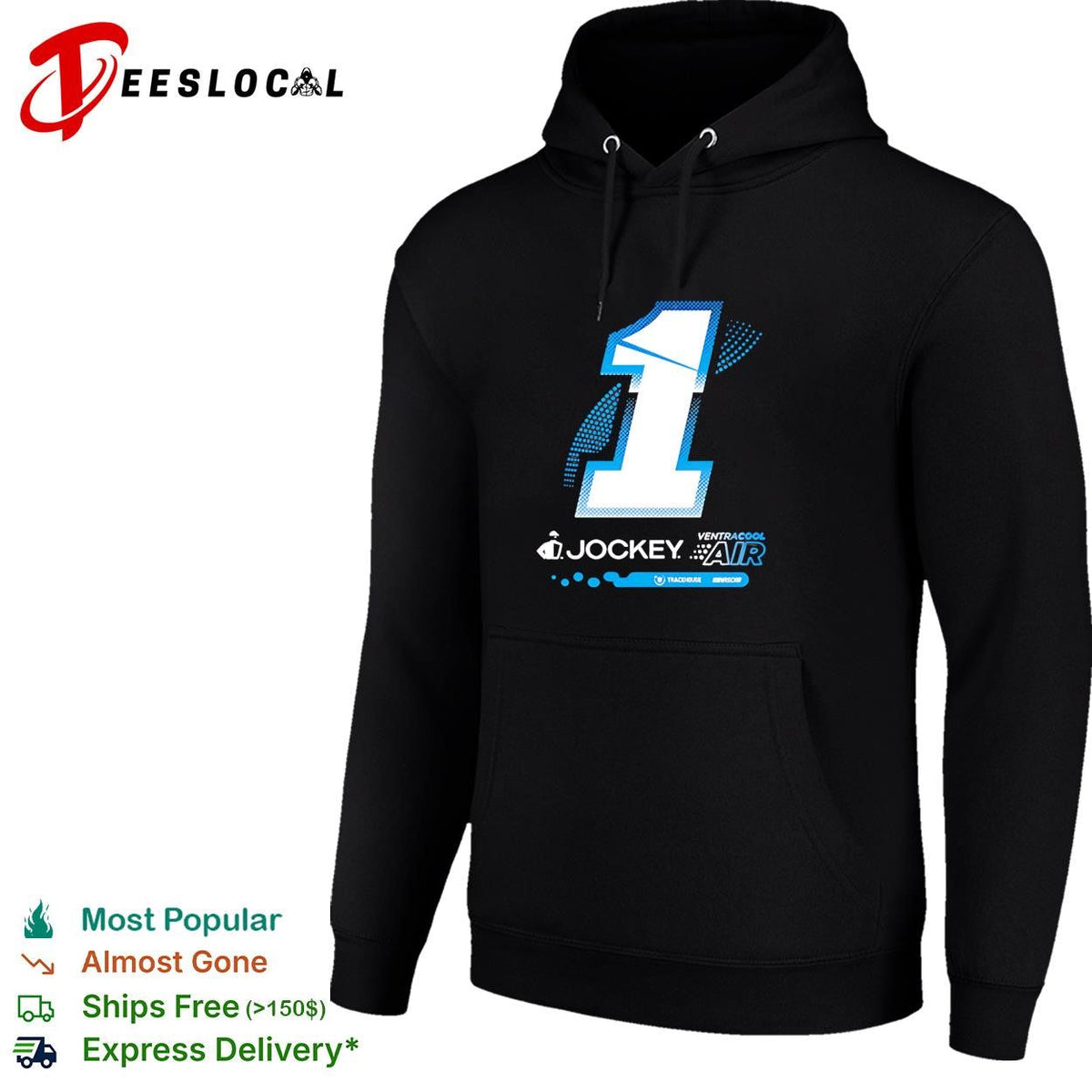 Ross Chastain 1 Jockey VentraCool Air big number Trackhouse NASCAR shirt Unisex