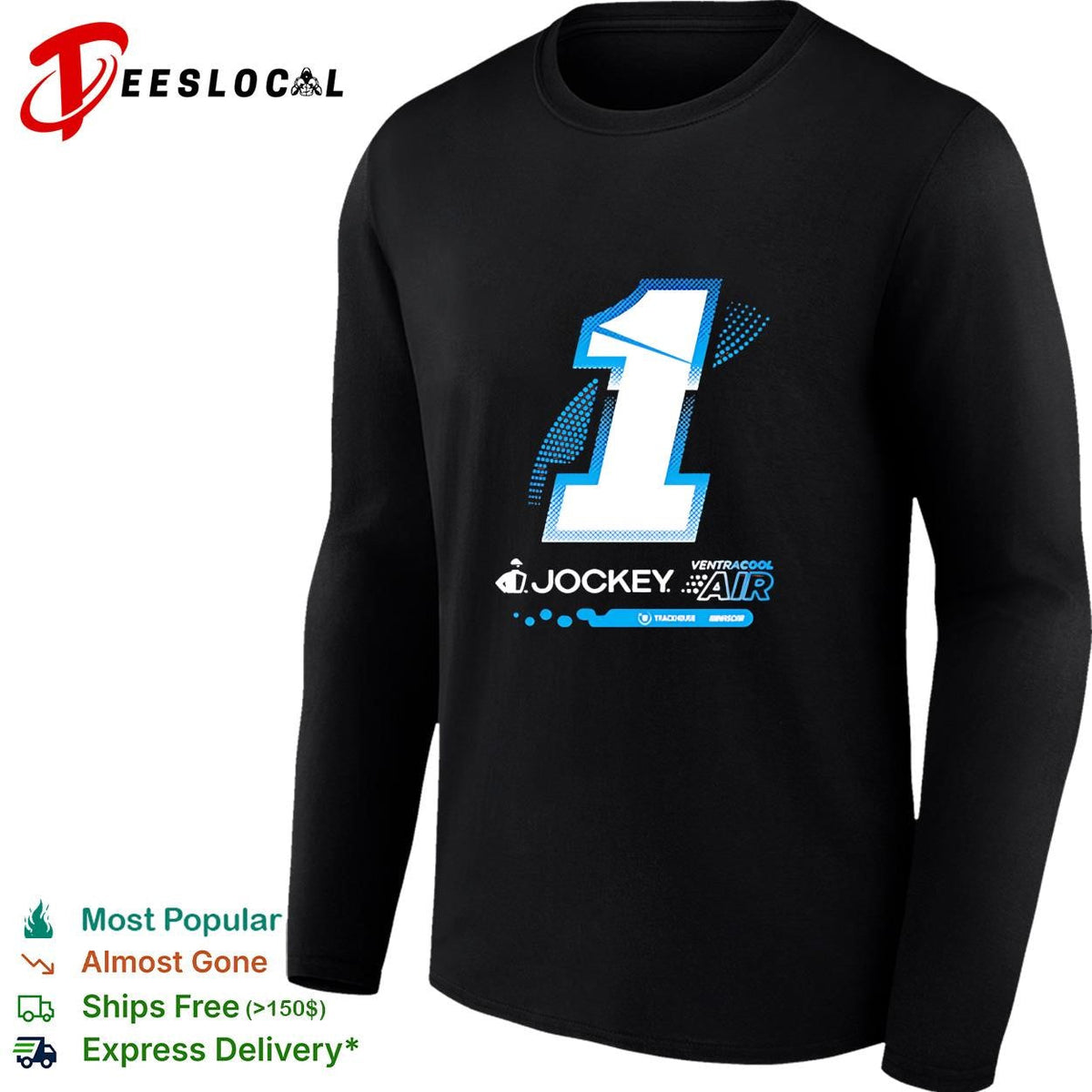Ross Chastain 1 Jockey VentraCool Air big number Trackhouse NASCAR shirt Unisex