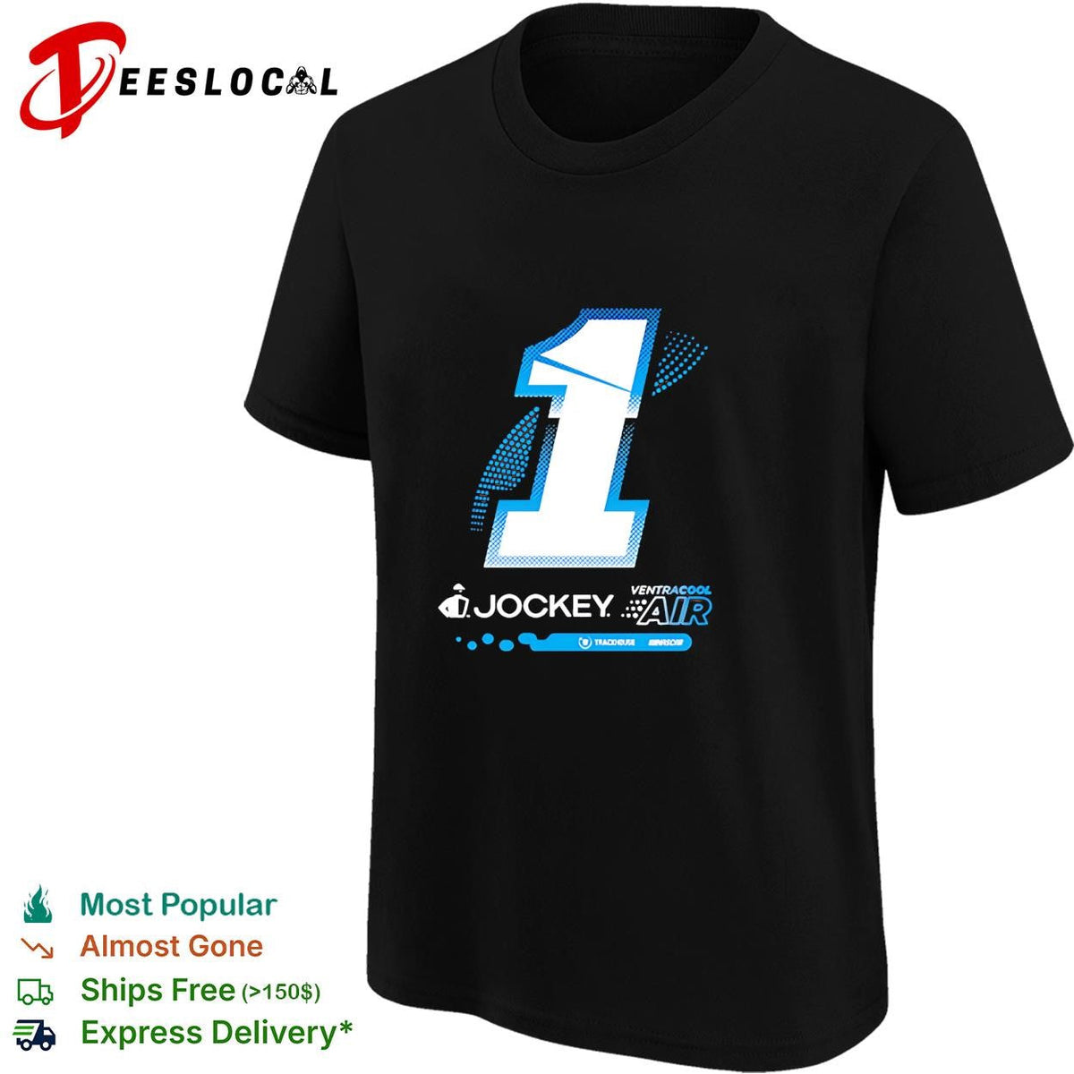 Ross Chastain 1 Jockey VentraCool Air big number Trackhouse NASCAR shirt Unisex