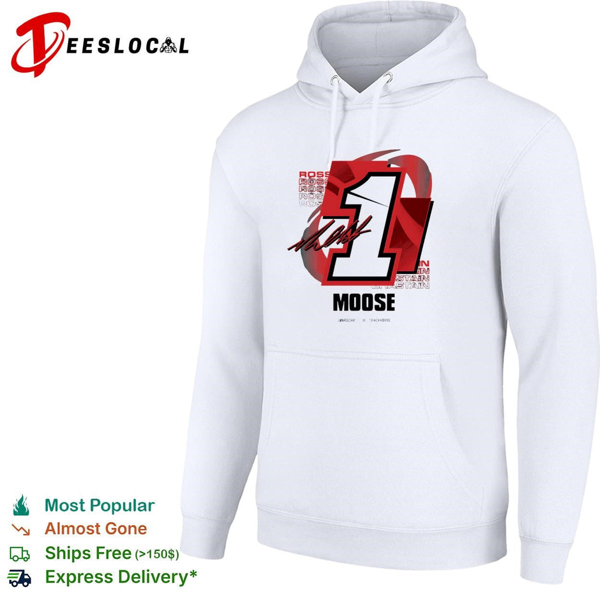 Ross Chastain 1 Moose Trackhouse NASCAR signature shirt Unisex