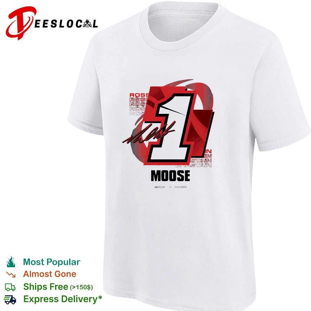 Ross Chastain 1 Moose Trackhouse NASCAR signature shirt Unisex
