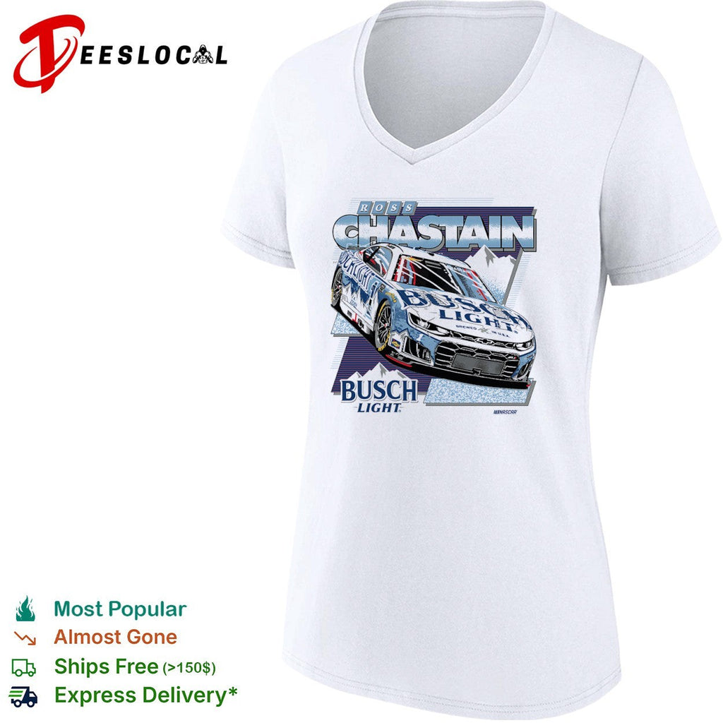 Ross Chastain Trackhouse Racing NASCAR Busch Light Chevrolet Camaro Race Car shirt Unisex