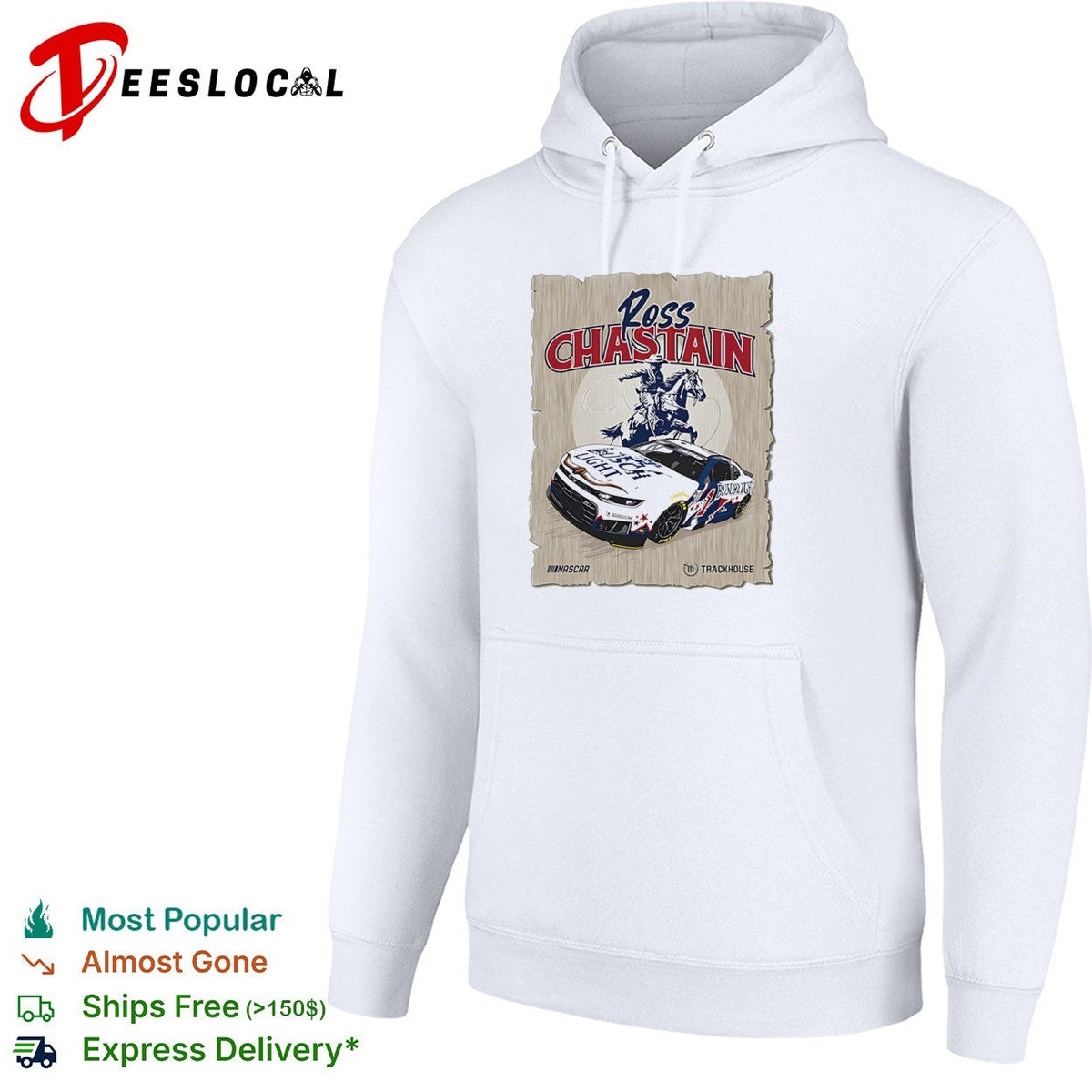 Ross Chastain Trackhouse Racing NASCAR Busch Light Western Rodeo Cowboy shirt Unisex