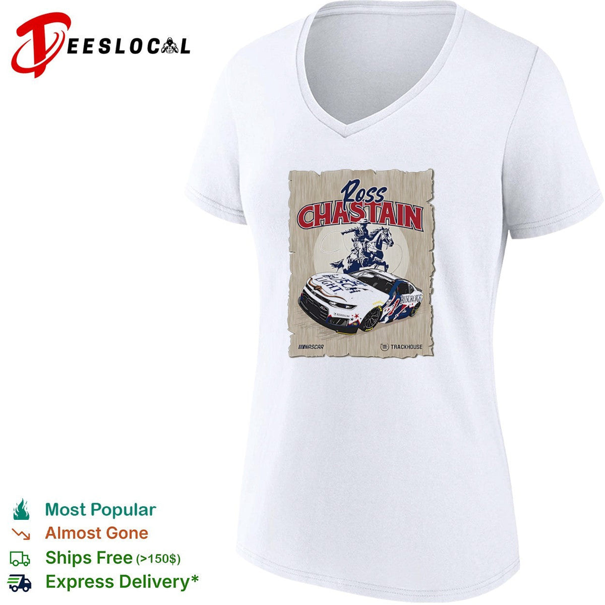 Ross Chastain Trackhouse Racing NASCAR Busch Light Western Rodeo Cowboy shirt Unisex