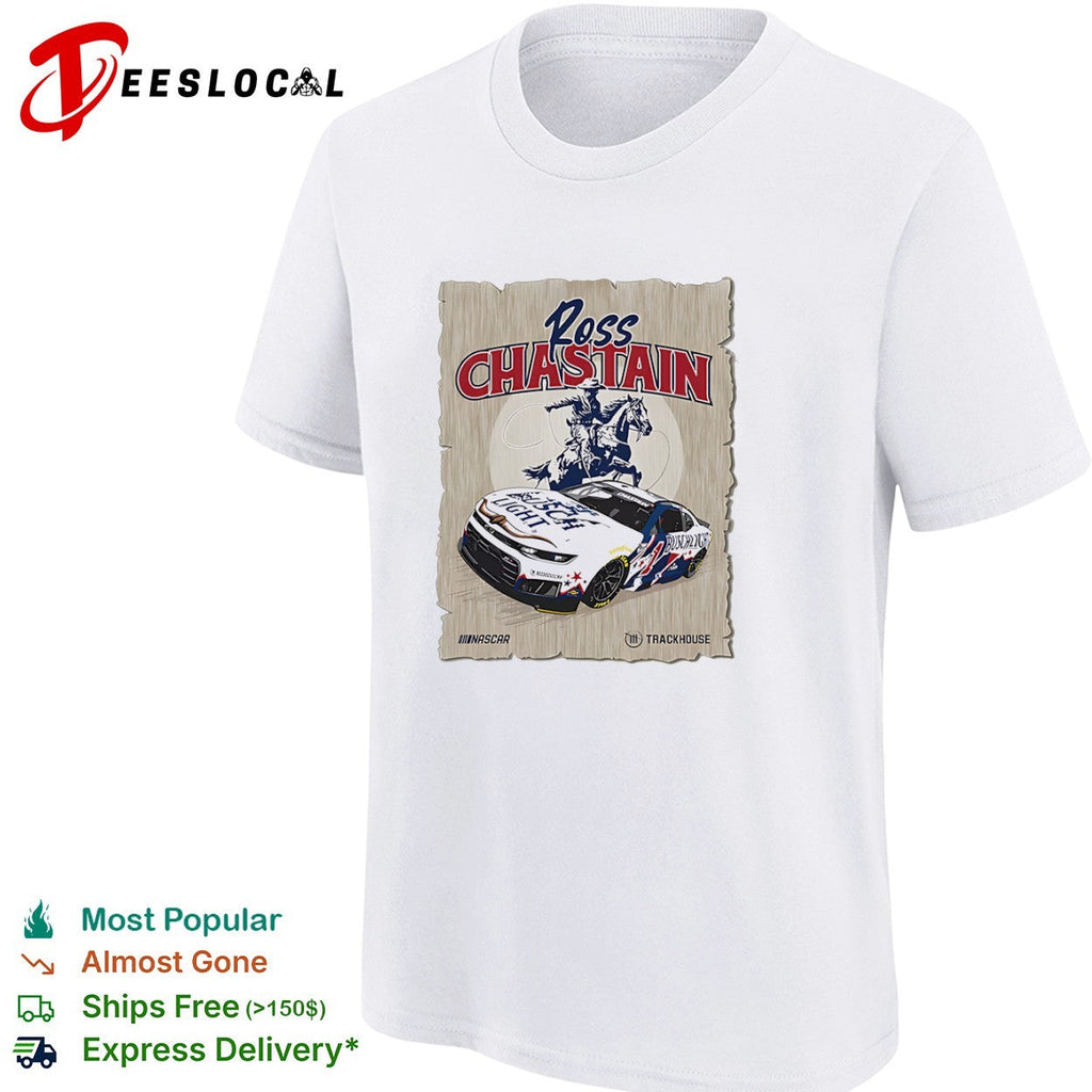 Ross Chastain Trackhouse Racing NASCAR Busch Light Western Rodeo Cowboy shirt Unisex