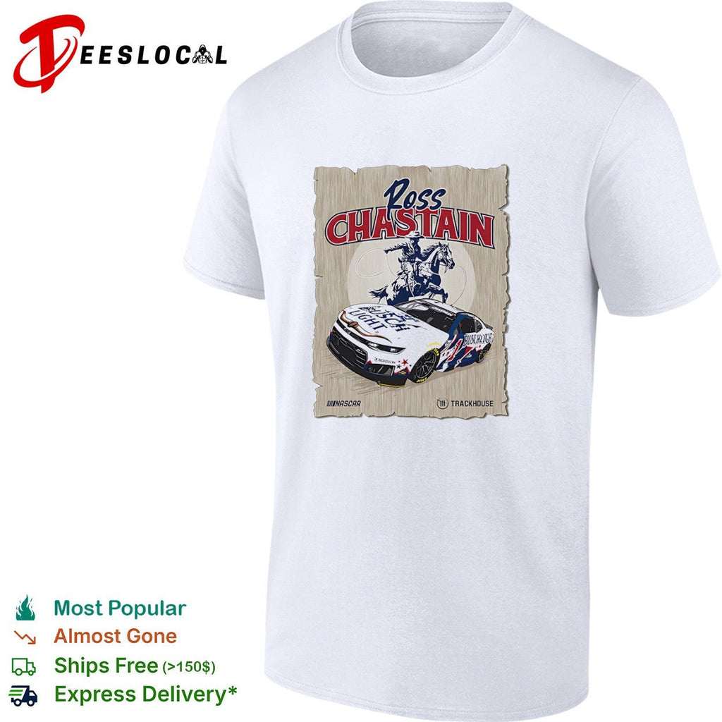Ross Chastain Trackhouse Racing NASCAR Busch Light Western Rodeo Cowboy shirt Unisex