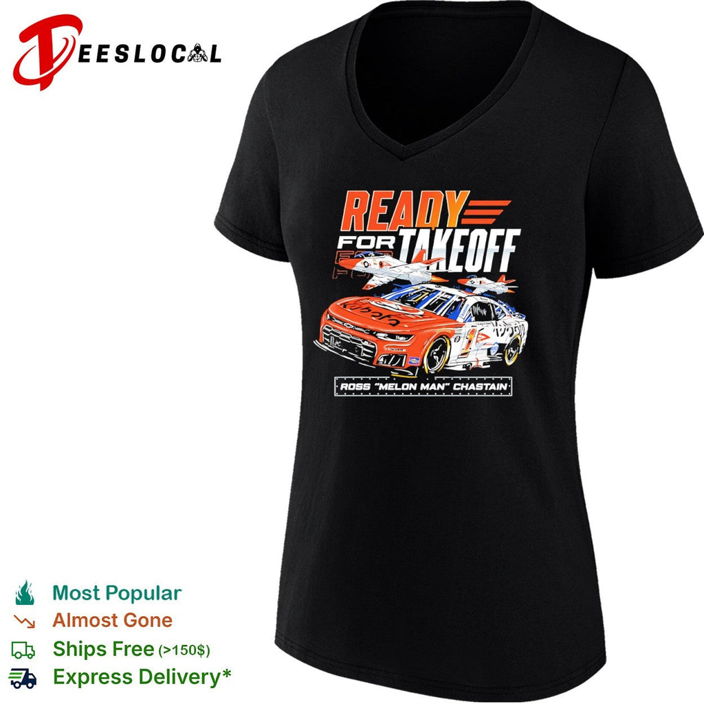 Ross Chastain Trackhouse Racing NASCAR Ready for Takeoff Kubota Nascar Racing shirt Unisex