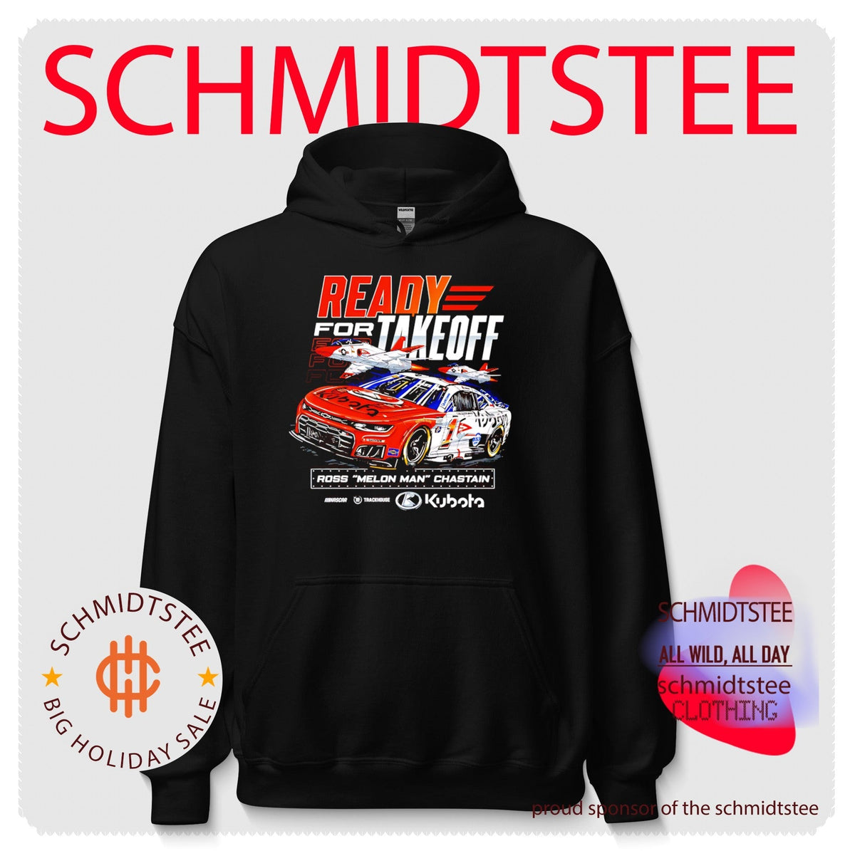 Ross Melon Man Chastain Ready for Takeoff Trackhouse Racing Kubota shirt Unisex