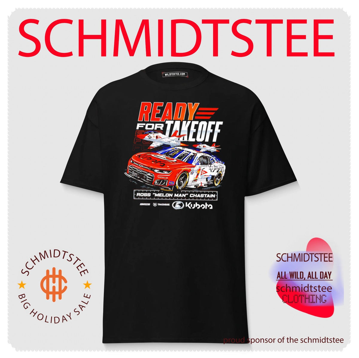 Ross Melon Man Chastain Ready for Takeoff Trackhouse Racing Kubota shirt Unisex
