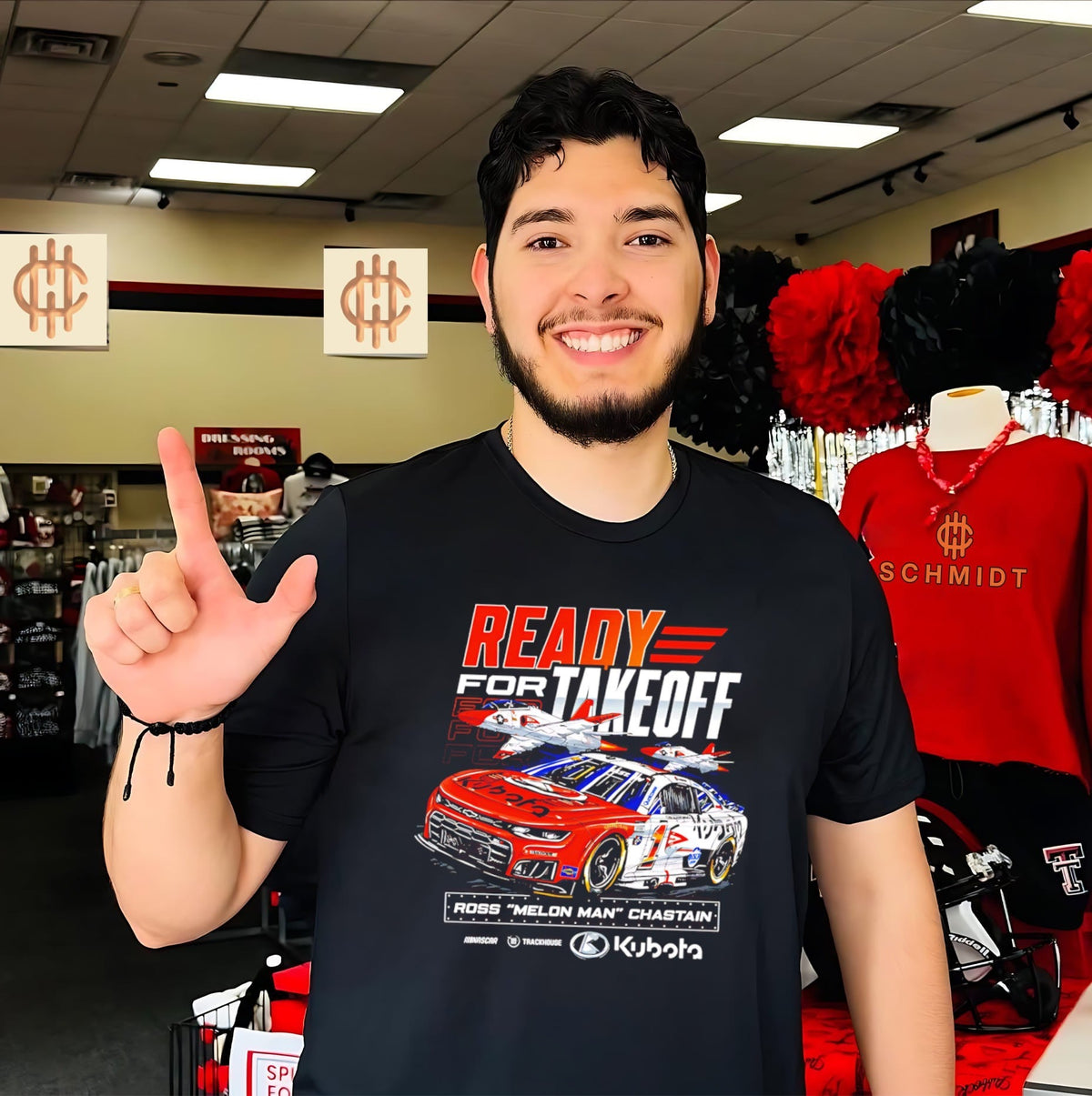 Ross Melon Man Chastain Ready for Takeoff Trackhouse Racing Kubota shirt Unisex