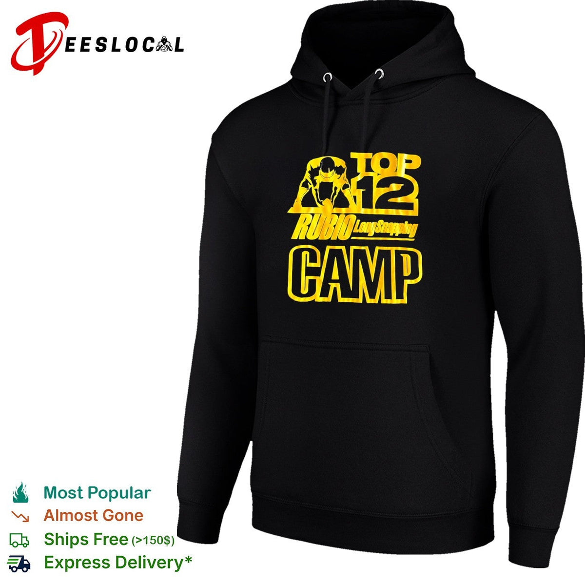 Rubio Long Snapping Top 12 Camp shirt Unisex