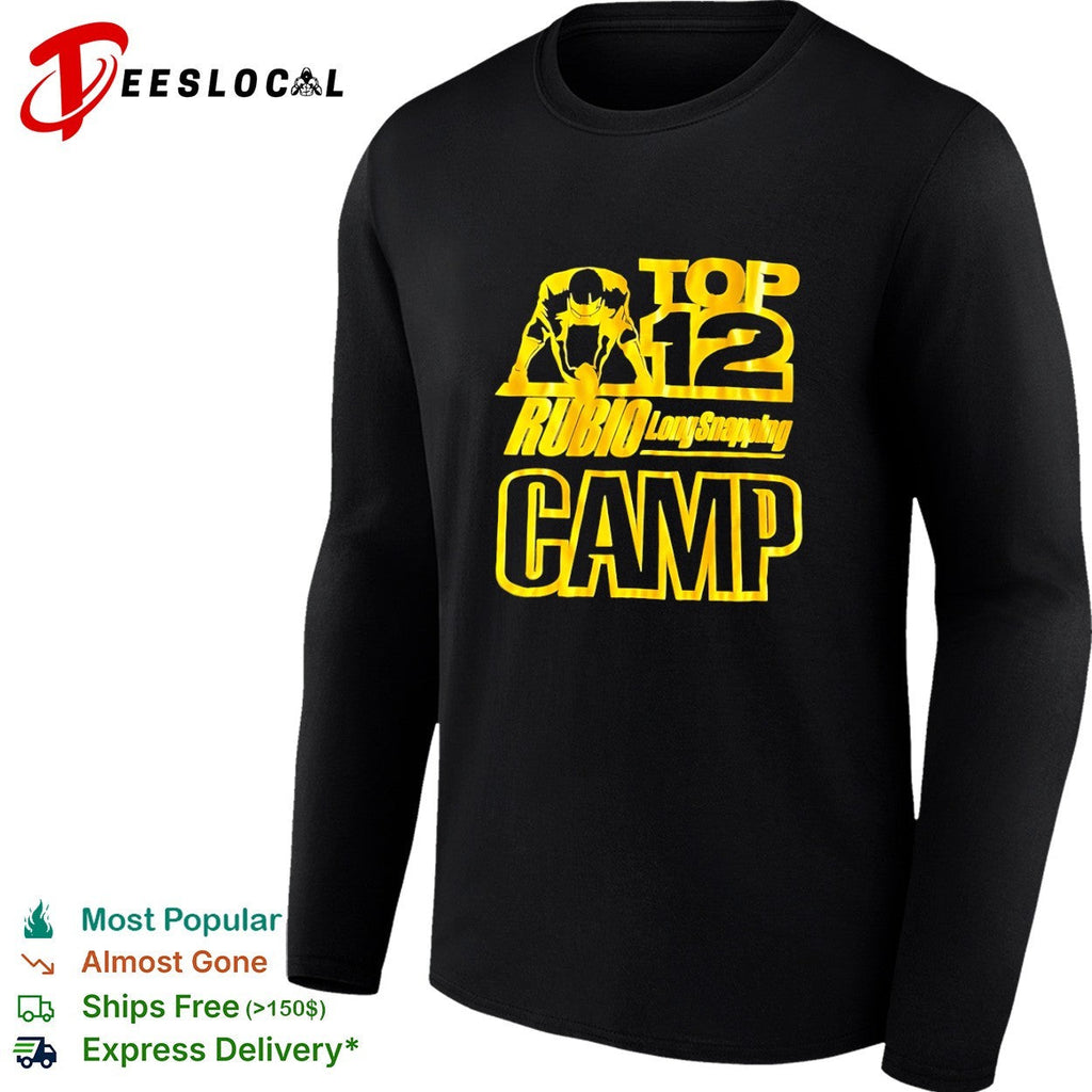 Rubio Long Snapping Top 12 Camp shirt Unisex