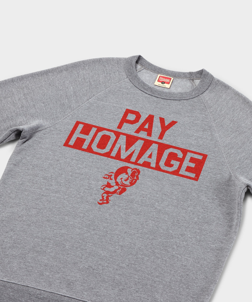Running Brutus The Buckeye Pay Homage Crewneck Unisex