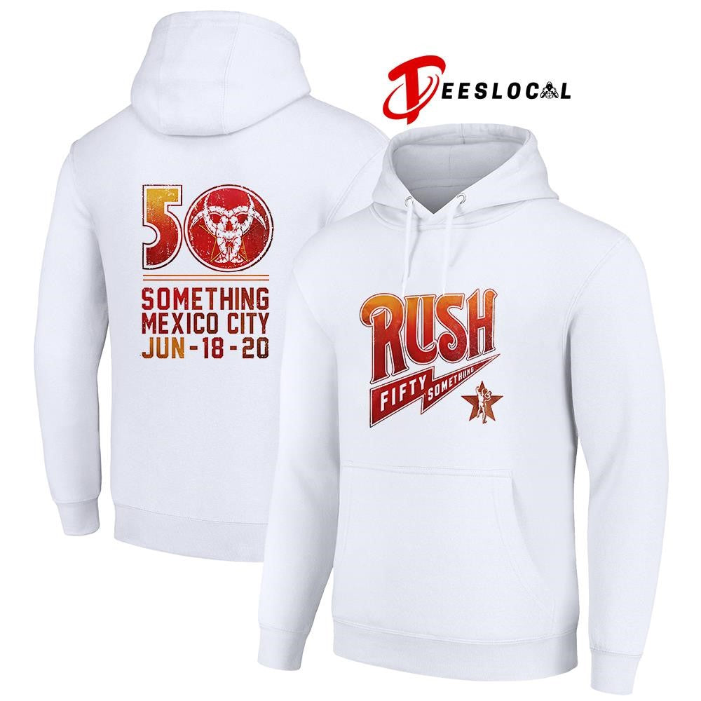 Rush Fifty Something tour Mexico logo shirt Unisex