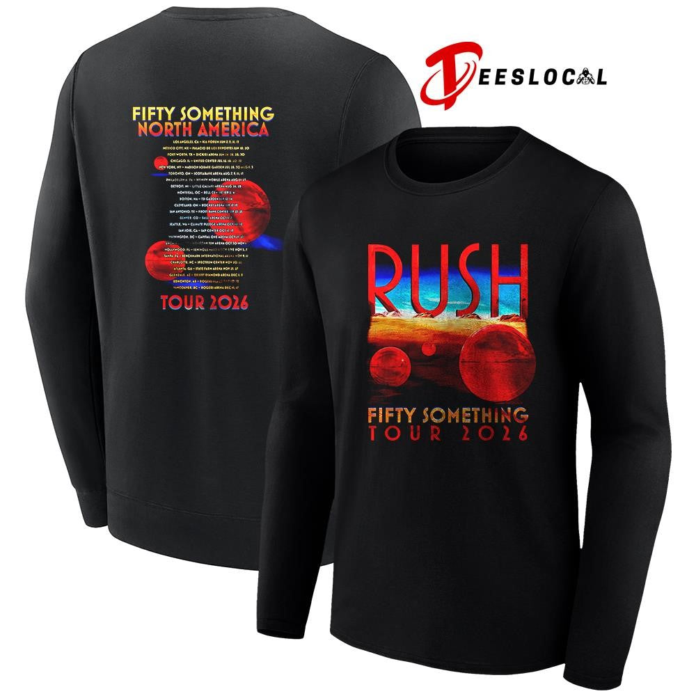 Rush Fifty Something tour Rush Spheres dates schedule shirt Unisex