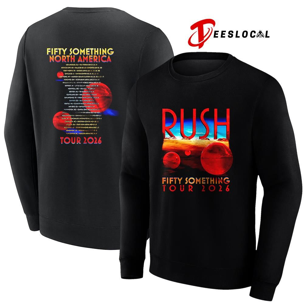 Rush Fifty Something tour Rush Spheres dates schedule shirt Unisex