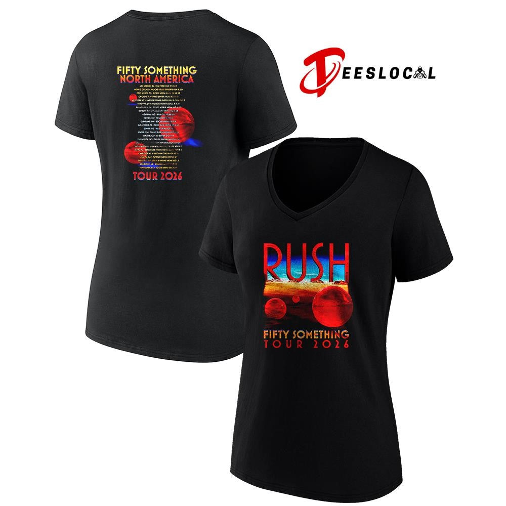 Rush Fifty Something tour Rush Spheres dates schedule shirt Unisex