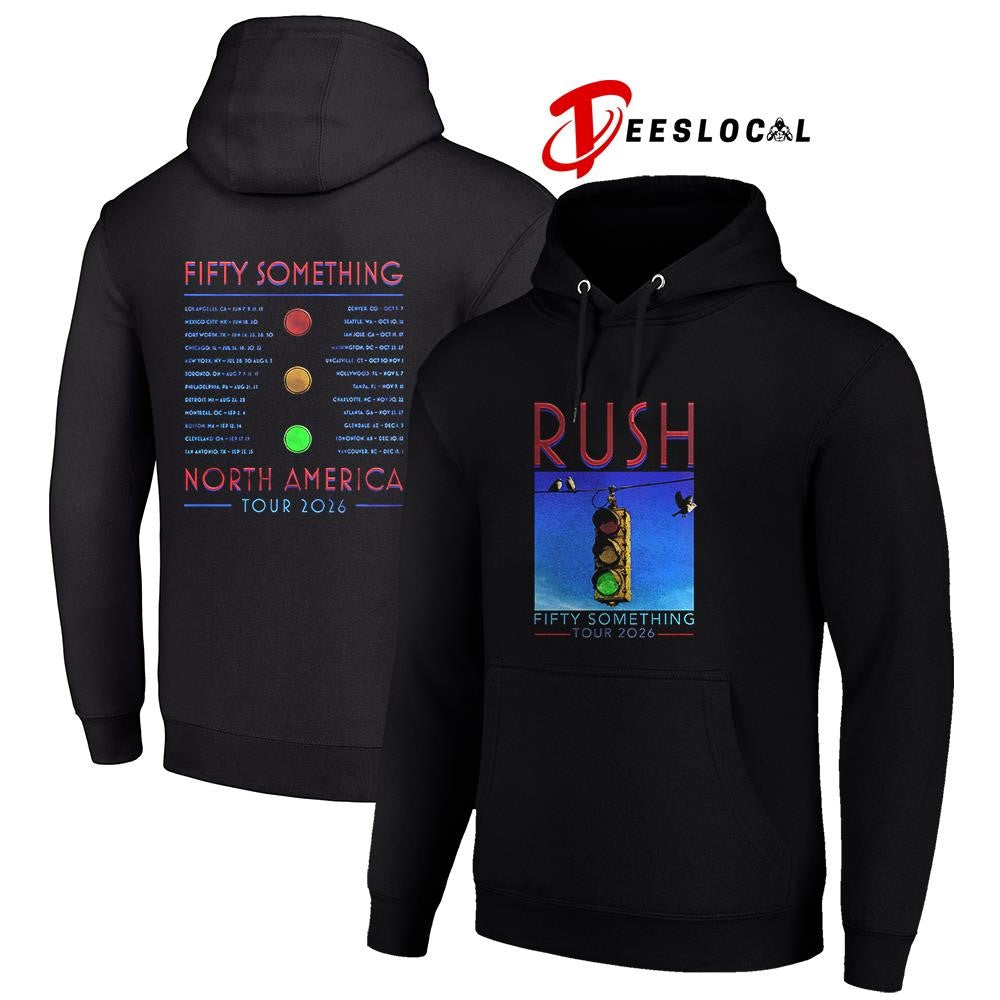 Rush Fifty Something tour Rush stoplight dates schedule shirt Unisex