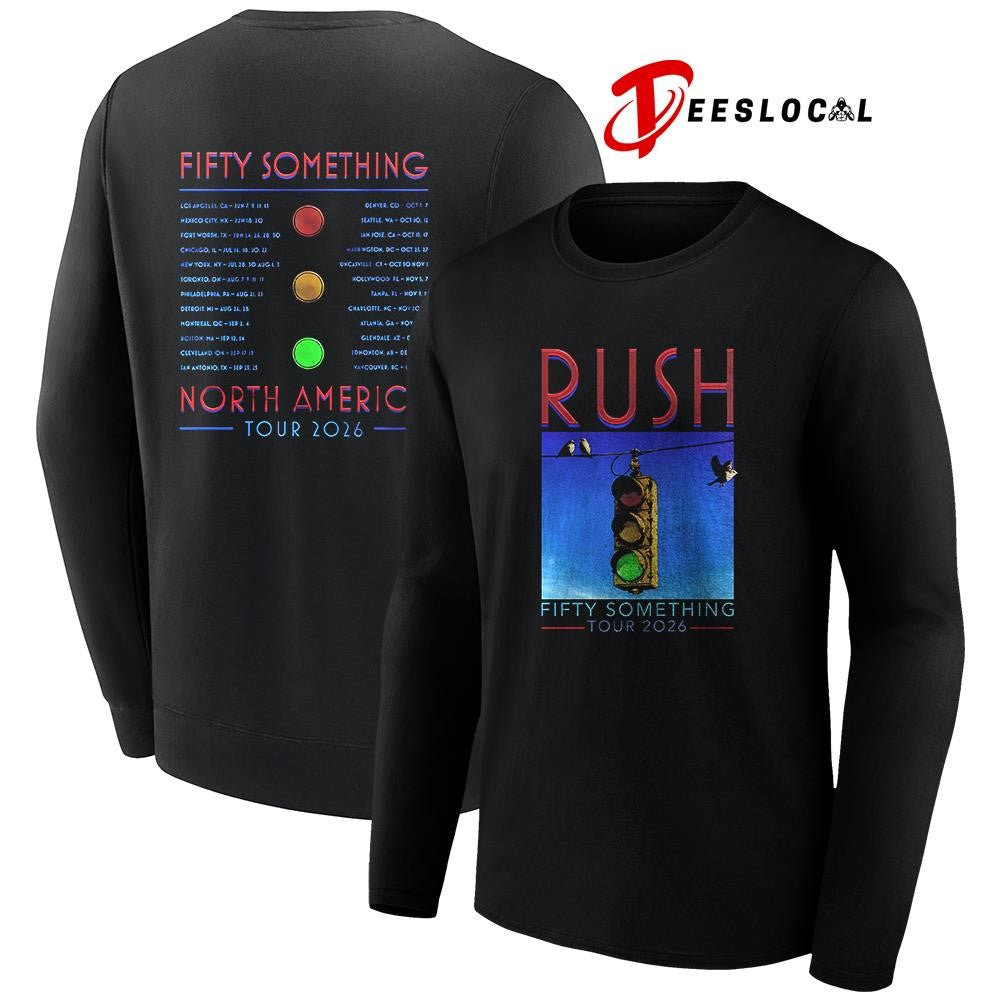 Rush Fifty Something tour Rush stoplight dates schedule shirt Unisex