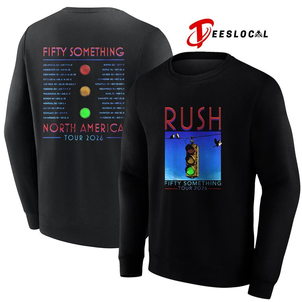 Rush Fifty Something tour Rush stoplight dates schedule shirt Unisex