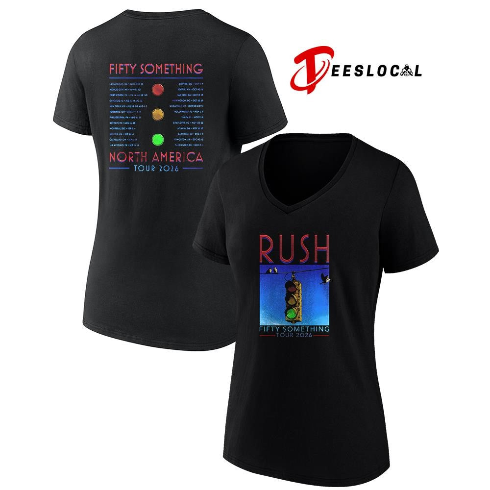 Rush Fifty Something tour Rush stoplight dates schedule shirt Unisex