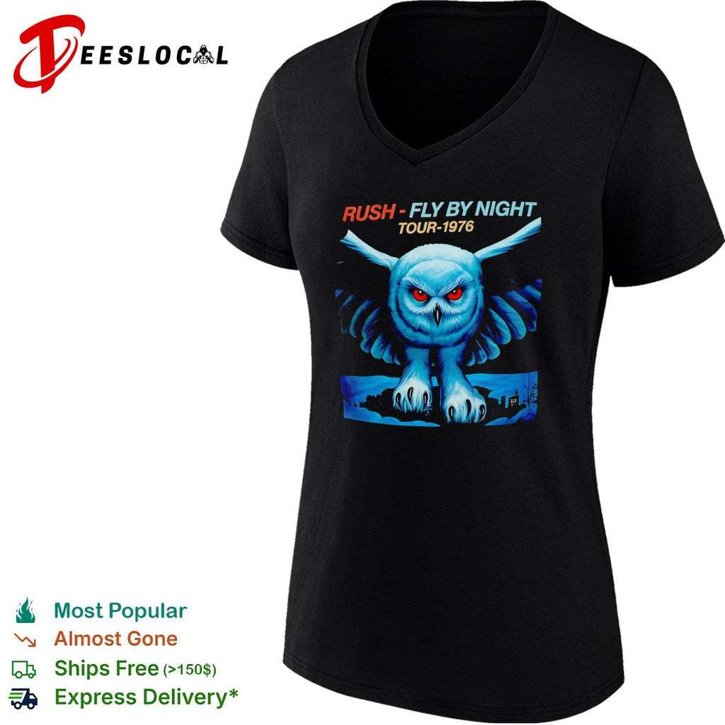 Rush Fly by Night Tour 1976 shirt Unisex