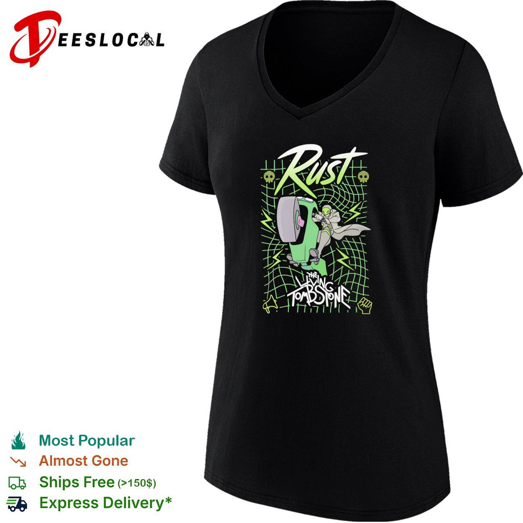 Rust The Living Tombstone Futuristic Motorbike Character shirt Unisex