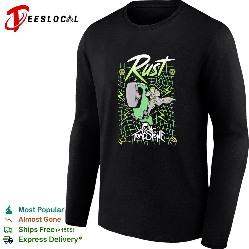 Rust The Living Tombstone Futuristic Motorbike Character shirt Unisex