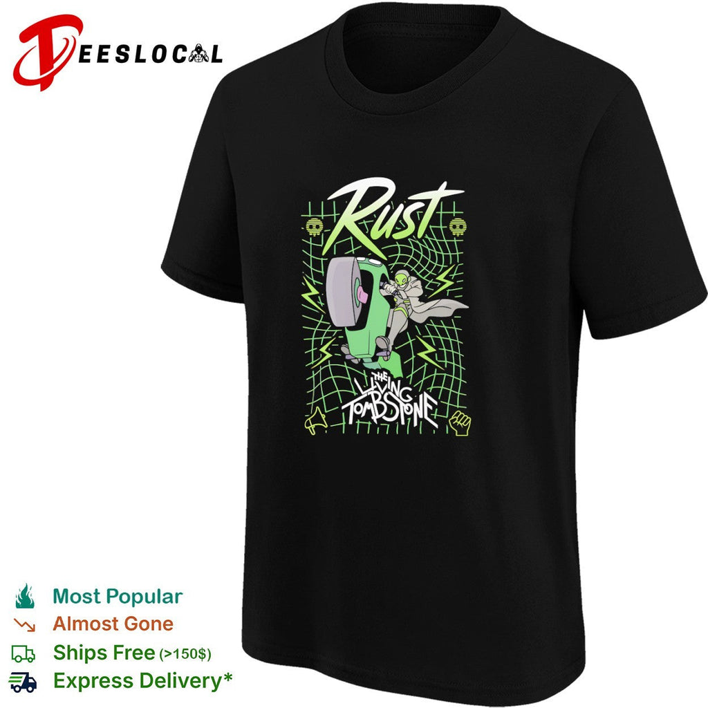 Rust The Living Tombstone Futuristic Motorbike Character shirt Unisex
