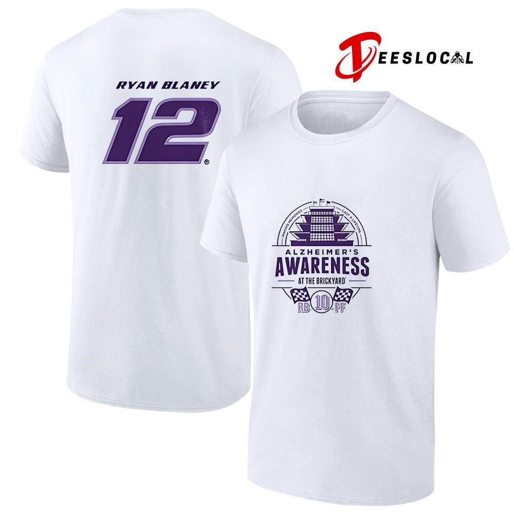 Ryan Blaney Alzheimer’s awareness at the Brickyard graphic shirt Unisex