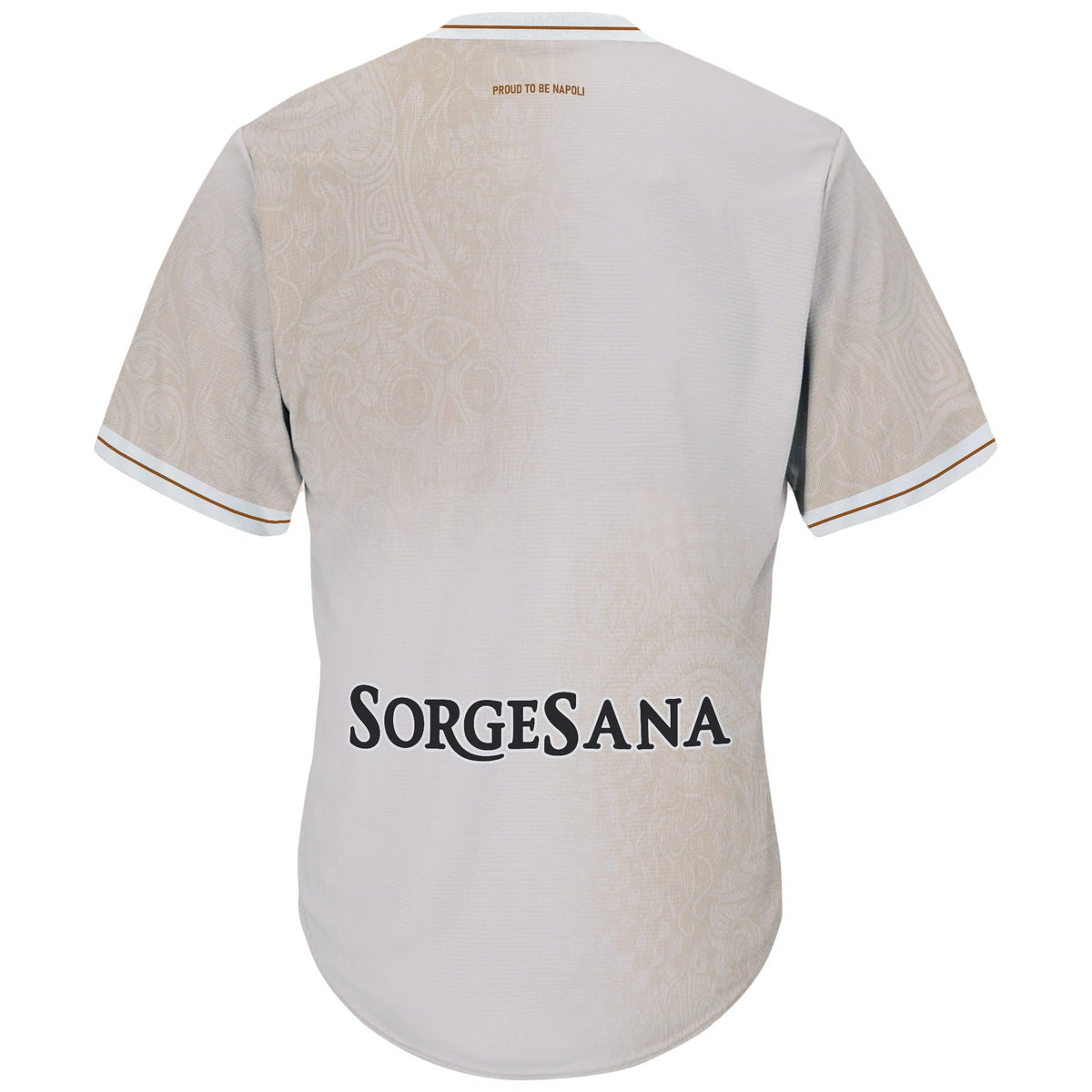 SSC Napoli Home Match 2025 2026 Men V-Neck Jersey Unisex