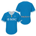 SSC Napoli Home Match 2025-2026 V-neck Jersey Unisex