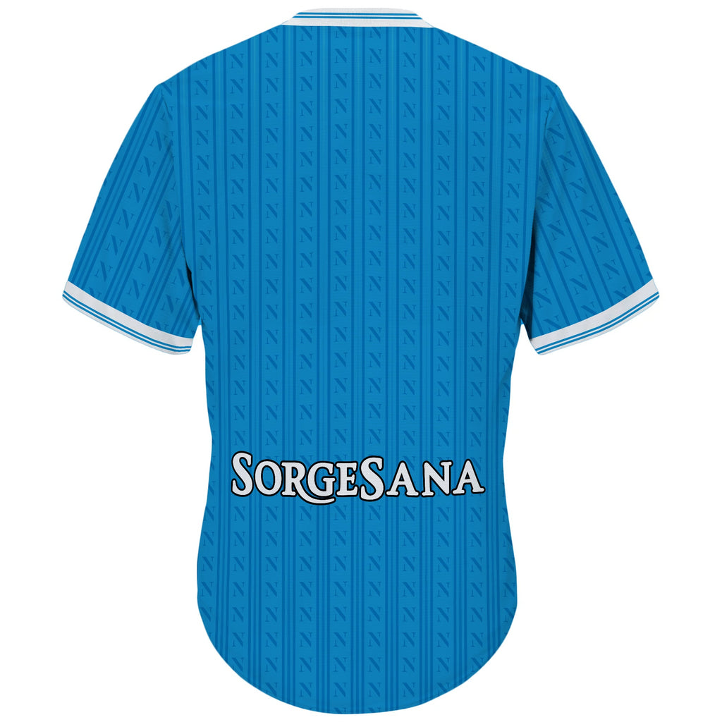 SSC Napoli Home Match 2025-2026 V-neck Jersey Unisex