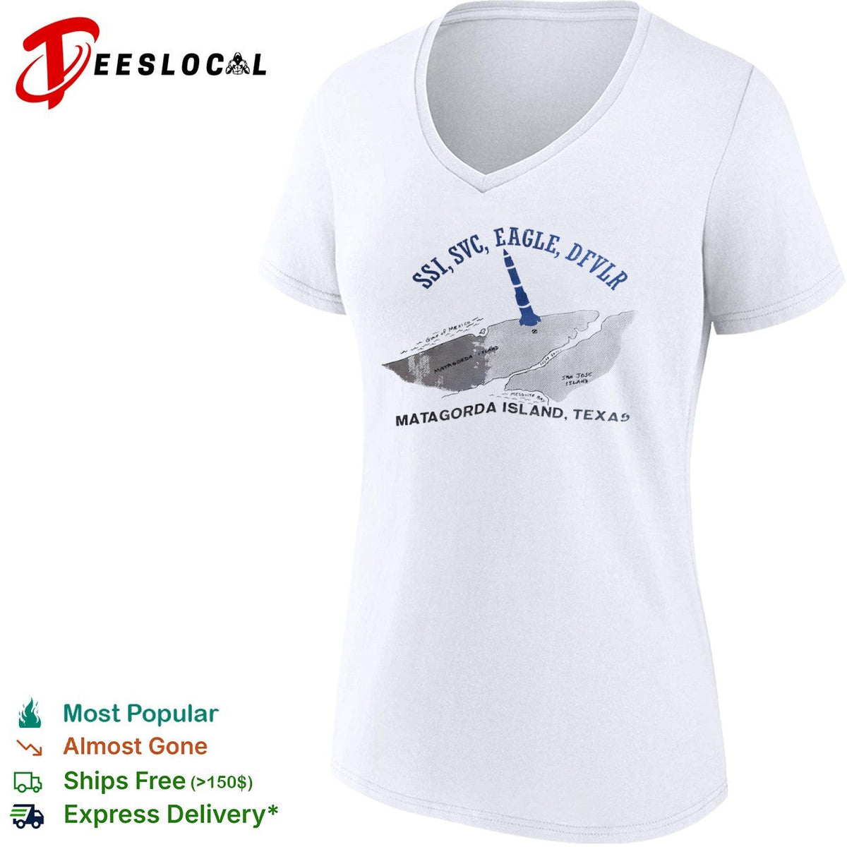 SSI SVC Eagle DFVLR Matagorda Island Texas Gulf of Mexico Cedar Bayou shirt Unisex