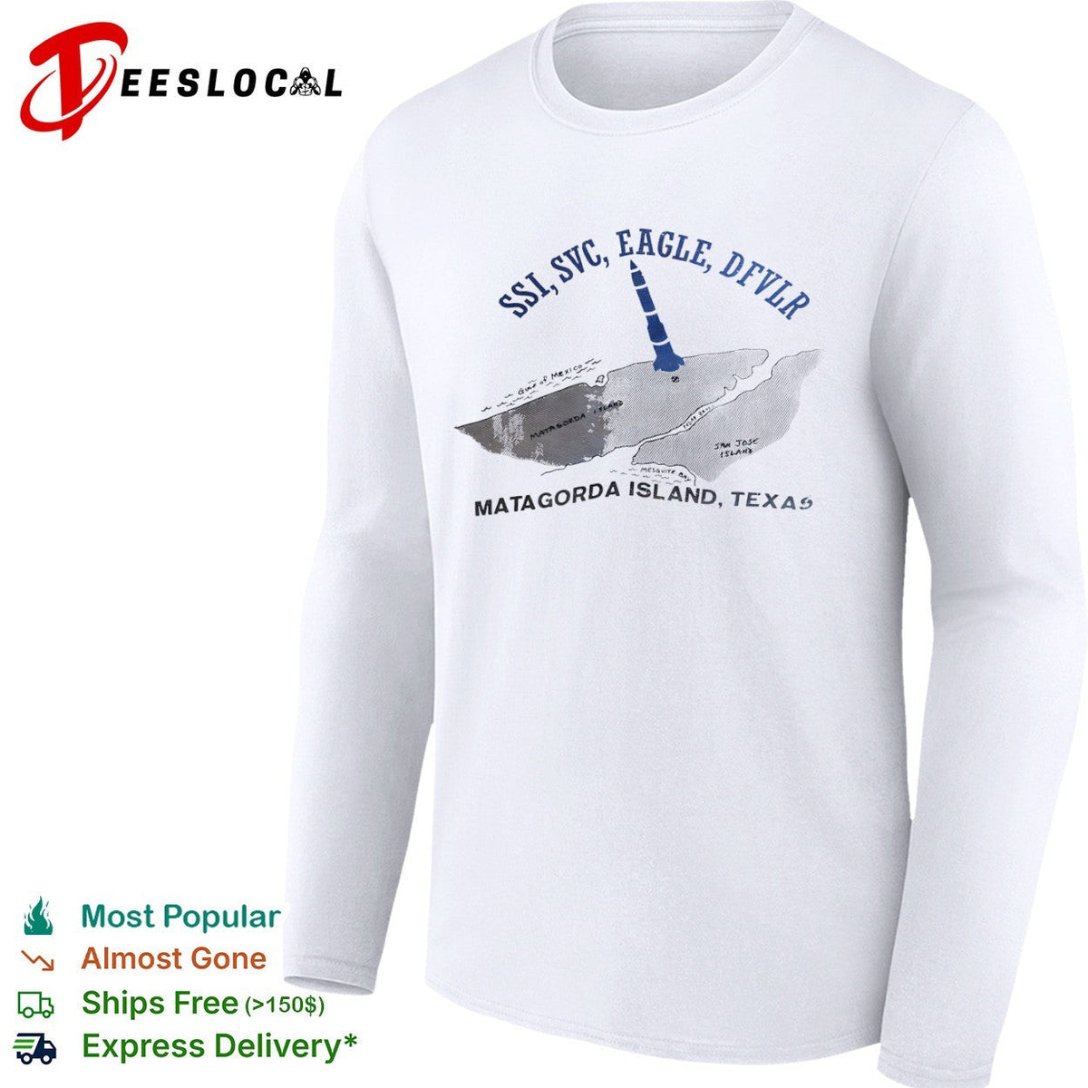 SSI SVC Eagle DFVLR Matagorda Island Texas Gulf of Mexico Cedar Bayou shirt Unisex