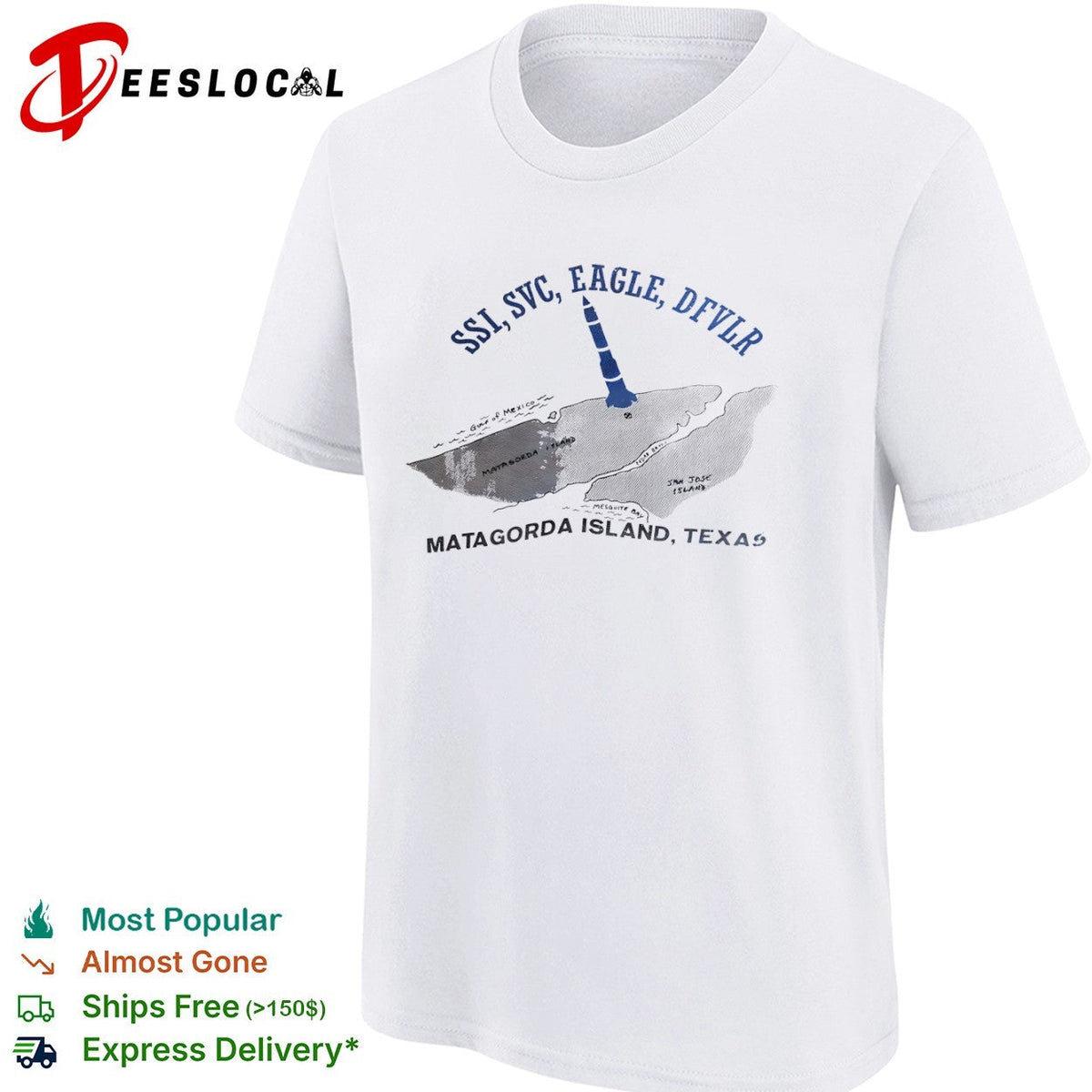 SSI SVC Eagle DFVLR Matagorda Island Texas Gulf of Mexico Cedar Bayou shirt Unisex