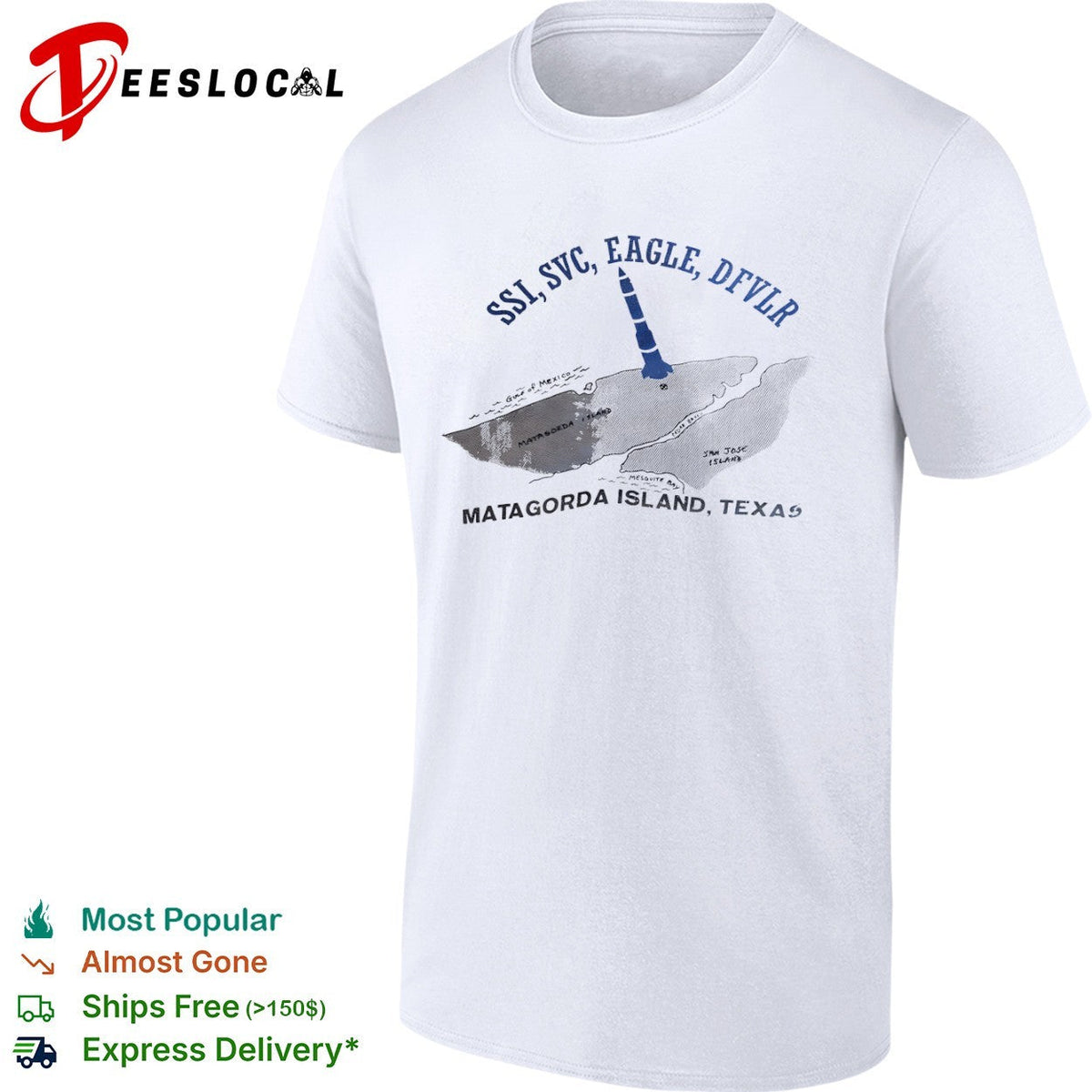 SSI SVC Eagle DFVLR Matagorda Island Texas Gulf of Mexico Cedar Bayou shirt Unisex